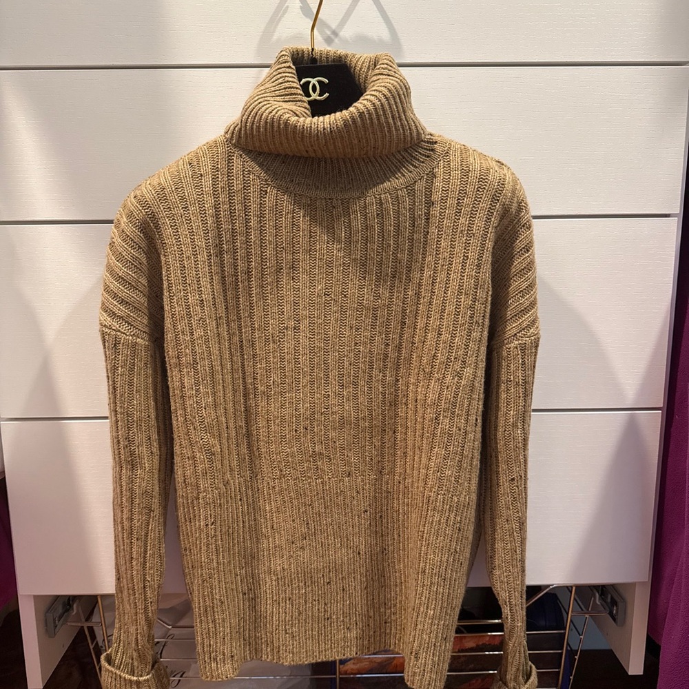 Michael Kors wool Tan Turtleneck Sweater